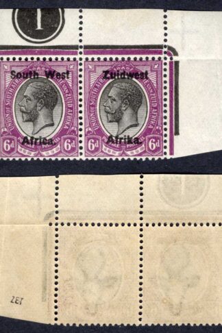 SWA SG21 6d opt Zuid west (11mm) M/M Plate Pair