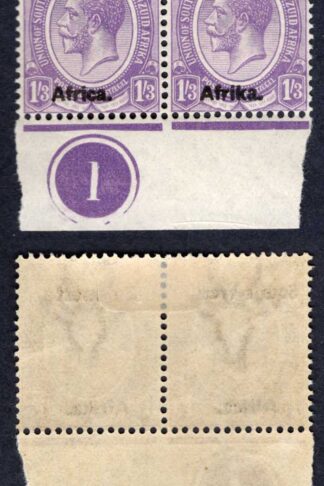 SWA SG23 1/3 opt Zuid west (11mm) M/M Plate Pair Opt Misaligned and to the left