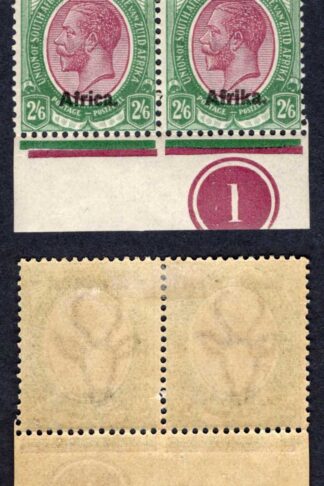 SWA SG24 2/6 opt Zuid west (11mm) M/M Plate Pair
