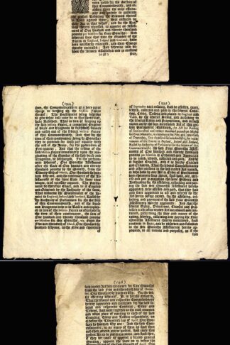 1651 Council of State Act of Parliament For 120k pounds for maintaining the Army