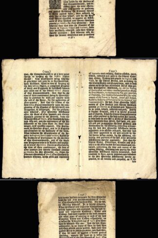 1651 Council of State Act of Parliament For 120k pounds for maintaining the Army
