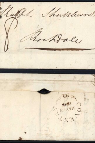 1808 Coventry 191 Dated Mileage with Fleorns Scarce so fine