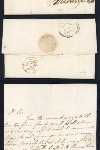 Entire with a Not Paid Penny Post/C