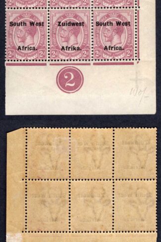 SWA SG31 2d opt Zuid west (12mm) PLATE Block 4 x U/M