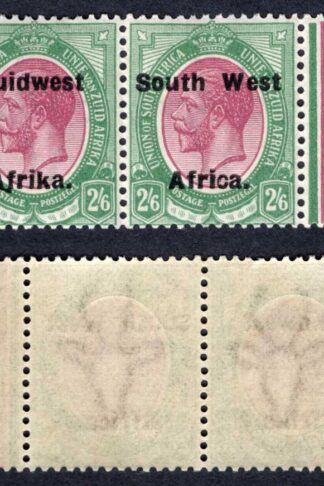 SWA SG37 2/6d opt Zuid west (12mm) M/M Pair Line Under U