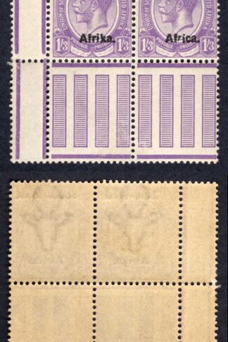 SWA SG8 1/3 opt Zuid-west M/M Marginal Pair Cat 45 pounds
