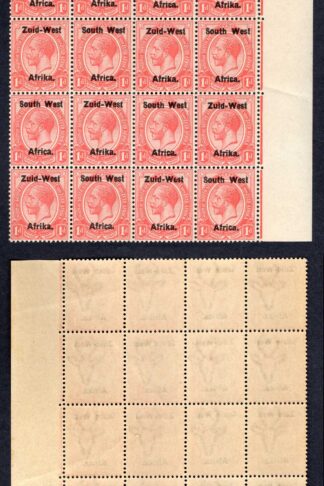 SWA SG2 1d opt Zuid-west Block U/M inc varieties