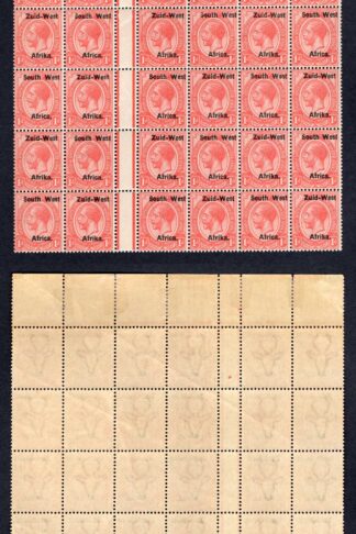SWA SG2 1d opt Zuid-west Gutter Block of 30 U/M (the perfs are split in top m
