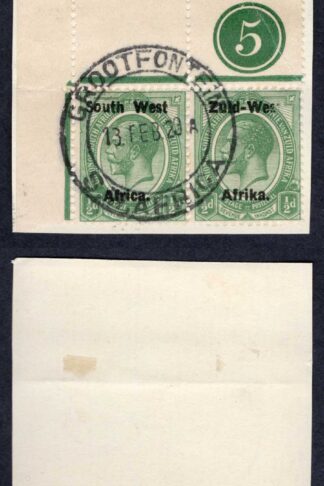 SWA SG1 1/2d  opt Zuid-west  Control Pair CDS Used