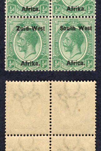 SWA SG1 1/2d  opt Zuid-west  Block of 4 M/M