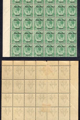 SWA SG1 1/2d opt Zuid-west Block of 30 (20 x U/M)