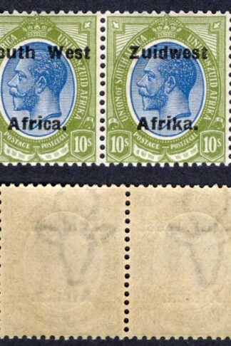 SWA SG39 10/- opt Zuid west (12mm) Fine M/M Cat 120 pounds