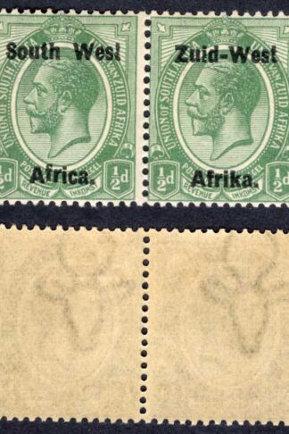 SWA SG1 1/2d  opt Zuid-west  FR of Africa raised M/M