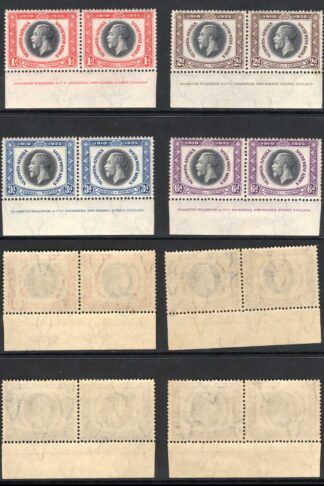 SWA SG88/91 1935 Silver Jubilee Imprint Pairs U/M Cat 24+++ pounds