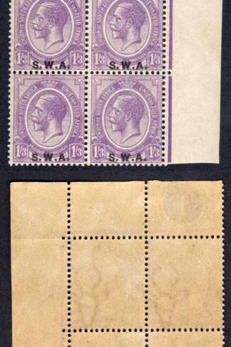 SWA SG56 1/3 opt SWA U/M toned Plate BLOCK