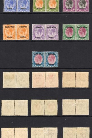 SWA SG16/25 Set to 5/- opt Zuid west (11 mm) M/M Cat 268 pounds
