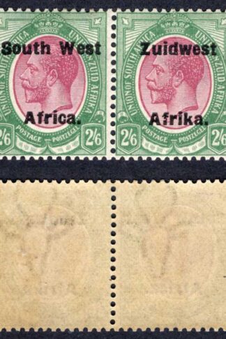 SWA SG37 2/6 opt Zuid west (12 mm) Very fine M/M Cat 48 pounds
