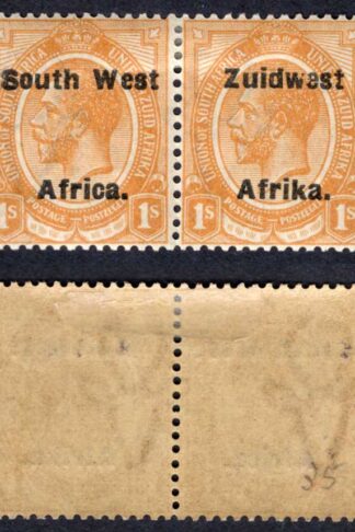 SWA SG35 1/- opt Zuid west (12 mm) M/M Cat 12 pounds