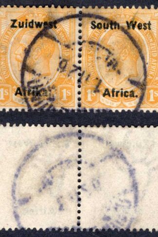 SWA SG22 1/- opt Zuid west (11 mm) Used Pair Cat 45 pounds