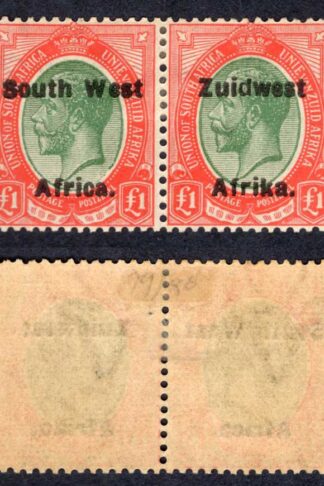 SWA SG40 One Pound Green and Red opt Zuid west (12 mm)t M/M Cat 350 pounds