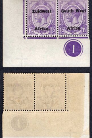 SWA SG36 1/3 opt Zuid west (12 mm) U/M Plate Pair