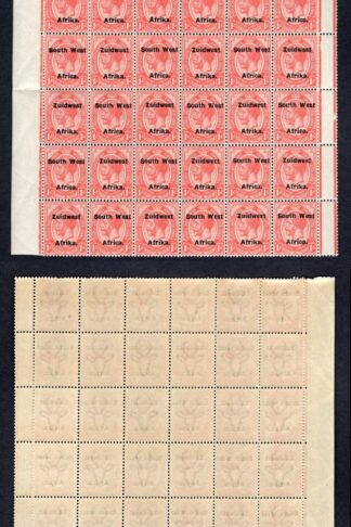 SWA SG30 1d opt Zuid west (12 mm) Block of 48 U/M Cat 144 pounds