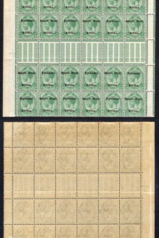 SWA SG29 1/2d opt Zuid west (12 mm) Gutter Block U/M