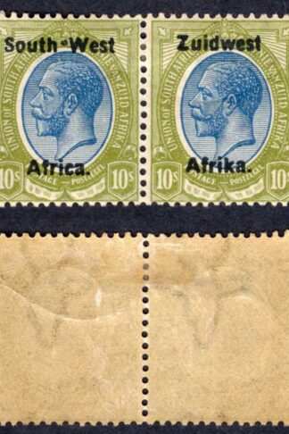 SWA SG26 10/- opt Zuid west (11 mm) M/M Cat 200 pounds