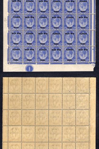 SWA SG19 3d opt Zuid west (11 mm) U/M Plate Block of 48 Cat 180+++ pounds