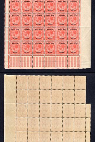 SWA SG17 1d opt Zuid west (11 mm) Block of 48 U/M Cat 168++