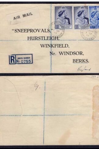 FID SGG19/20 Silver Wedding on a registered cover to the UK