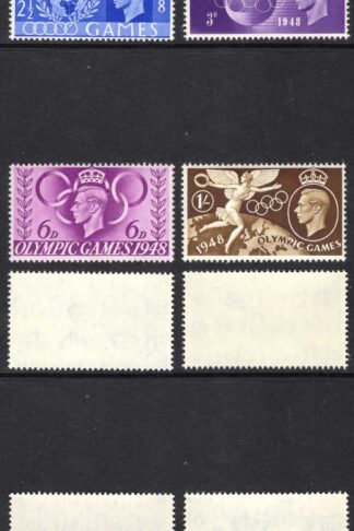 SG495-498 1948 Olympics set U/M