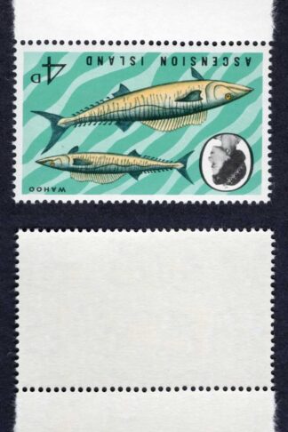 Ascension SG 126w 1970 4d Wahoo Wmk Crown to right of CA U/M Cat 500