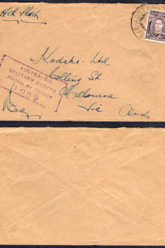 Papua New Guinea 1945 Australian Forces cover