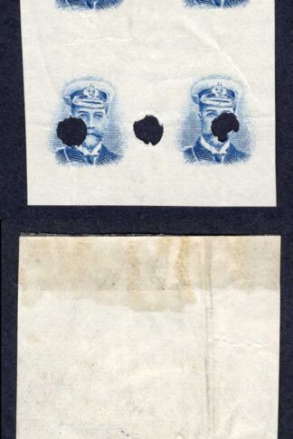 Southern Rhodesia SG13 2/6 Admiral vignette only Proof Block
