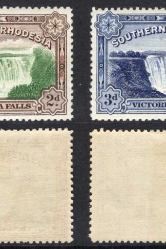 Southern Rhodesia SG29/30 Victoria Falls Set M/M Cat 30 pounds