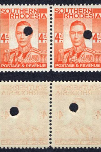 Southern Rhodesia SG43 4d KGVI Proof Pair