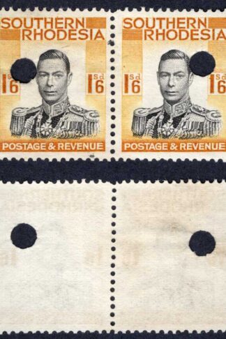 Southern Rhodesia SG49 1/6 KGVI Proof Pair