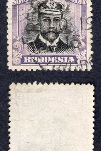Rhodesia SG217 6d Black and Mauve CDS used Cat 16 pounds