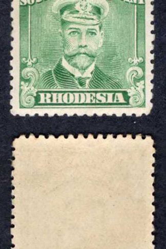 Rhodesia SG187 1/2d Dull Deep green U/M Cat 11+++ pounds
