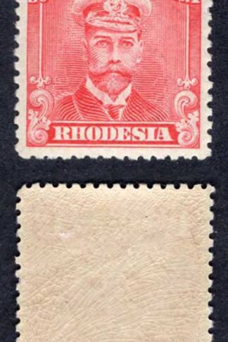 Rhodesia SG195 1d Rose red M/M Cat 13 pounds