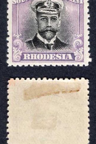 Rhodesia SG213 6d Black and Mauve M/M Cat 275 pounds