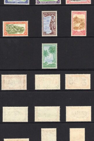 Cook Is SG150/9 1949 Set of 10 Fine U/M Cat 70 pounds