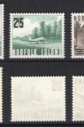 Norfolk Is SG37/9 Overprint Set of 3 U/M Cat 11 pounds
