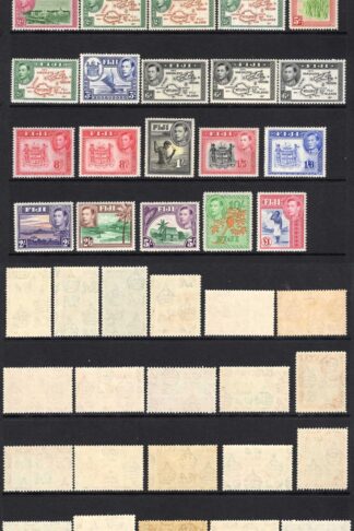 Fiji SG249/66b Complete set shades and dies Except SG261a 263a U/M Cat 448.50