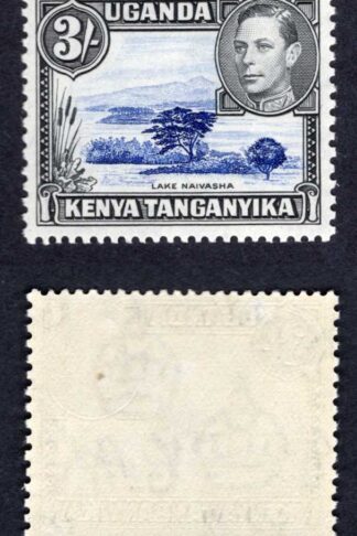 KUT SG147a 3/- Deep violet-blue and black SUPERB U/M Cat 85 pounds