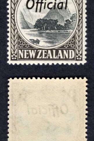 New Zealand SGO126a 4d perf 14 opt Official SUPERB U/M Cat 15 pounds