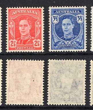 Australia SG203/8 Set of 6 plus shades SUPERB U/M Cat 13 pounds