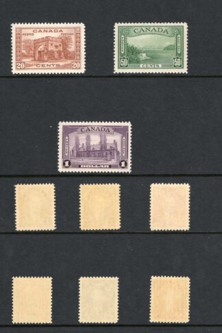 Canada SG357/67 1937 Set of 11 SUPERB U/M Cat 180 pounds