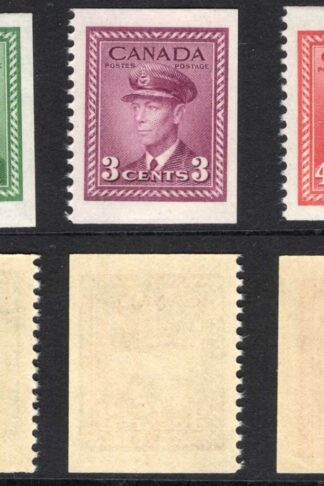 Canada SG394/6 Booklet stamps set Imperf x 12 SUPERB U/M Cat 17 pounds
